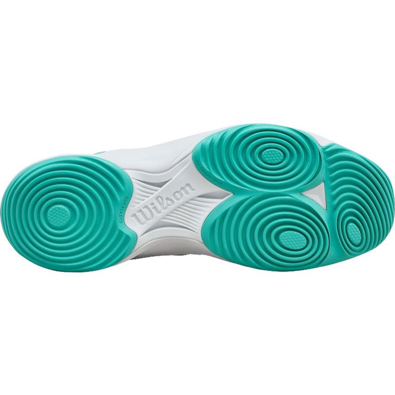 Zapatillas de Padel Wilson Hurakn Pro V2 Blanco Turquesa Mujer