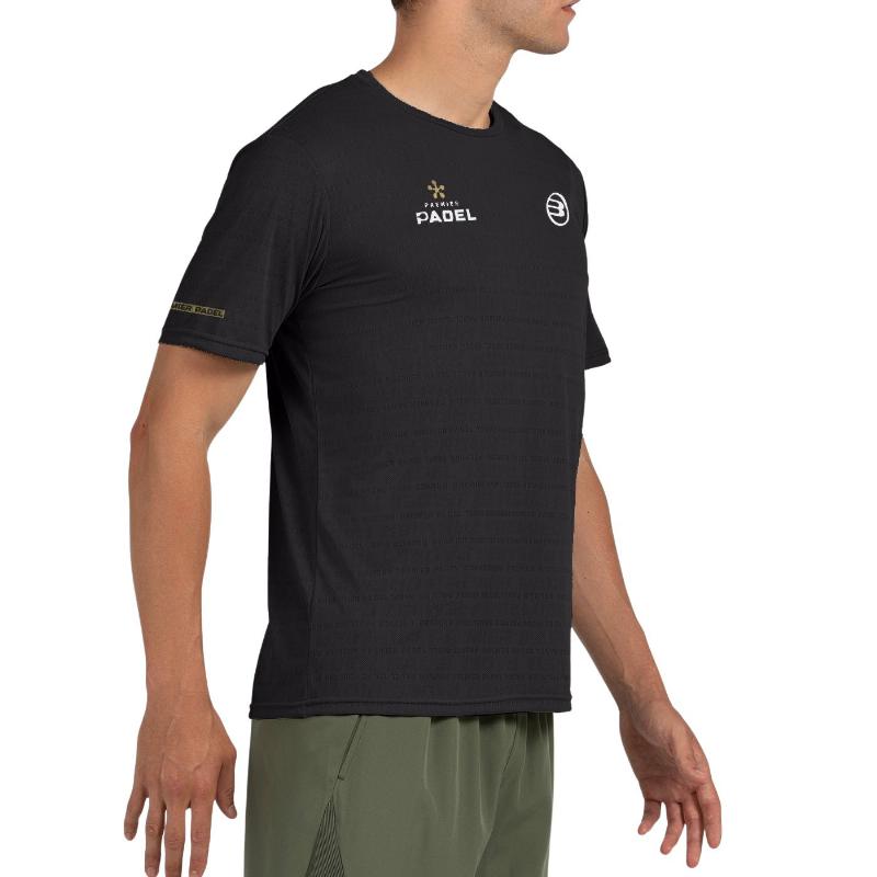 Camiseta Bullpadel Premier Padel Prilep Negro