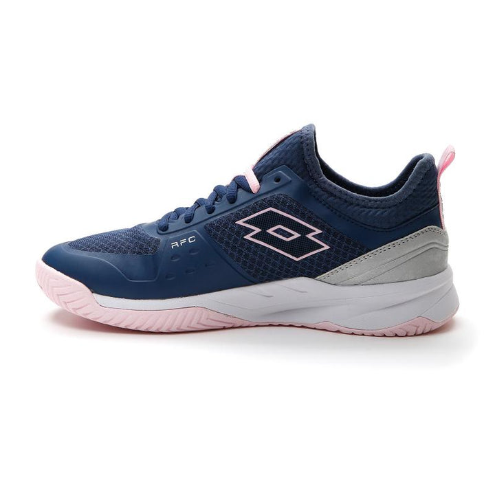 Zapatillas de Pádel de Pádel Lotto Mirage 500 II Azul Denim Rosa Gris Metal Mujer