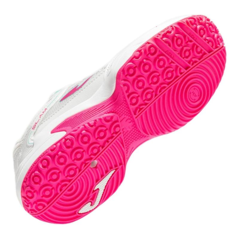 Zapatillas de Padel Joma Slam 2602 Blanco Rosa Junior