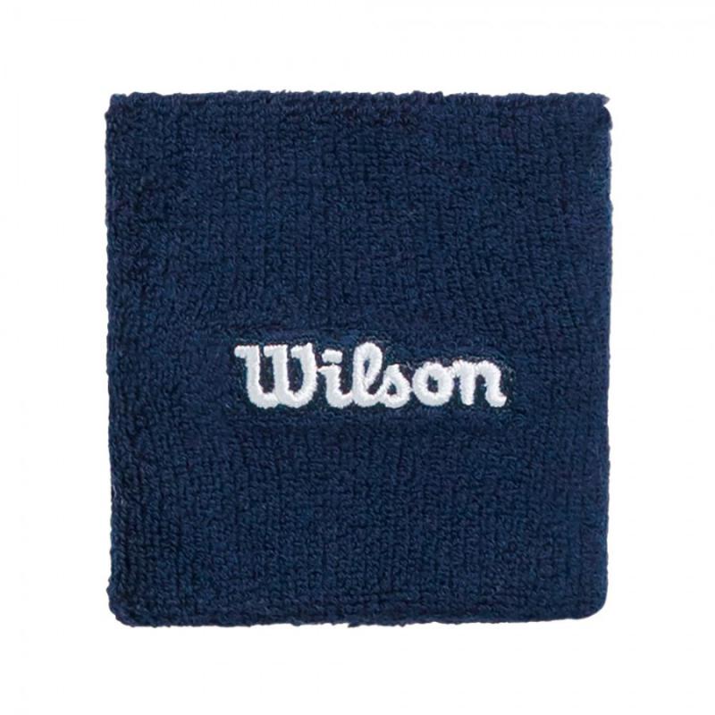 Muñequeras Wilson Azul Marino 2 Unidades