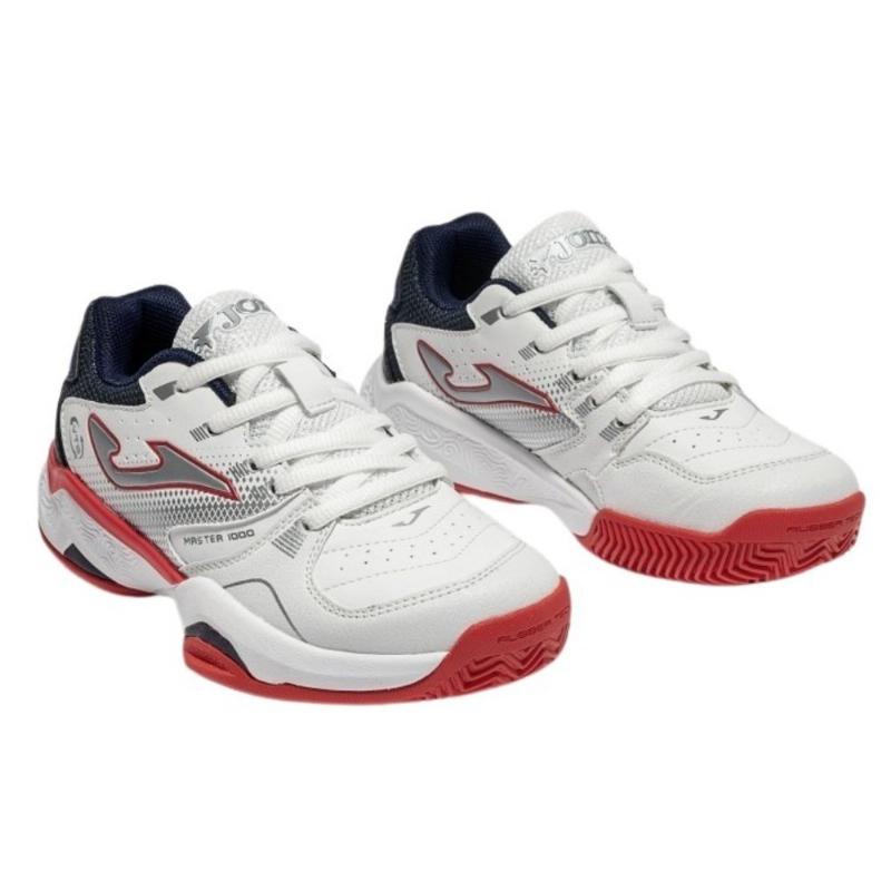 Zapatillas de Padel Joma Master 1000 2602 Blanco Junior