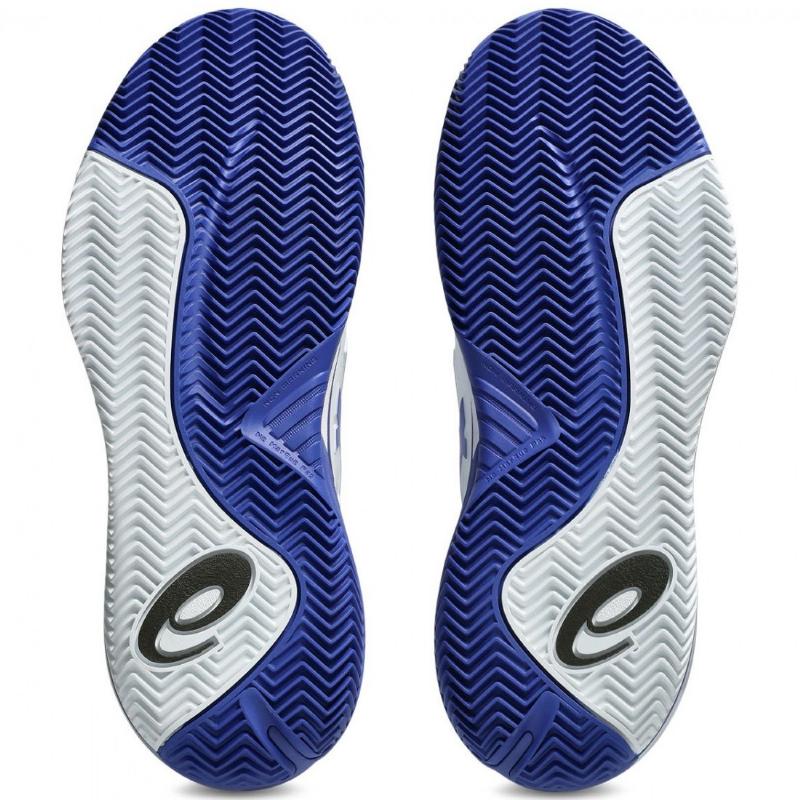 Zapatillas de Padel Asics Gel Resolution X Clay Blanco Azul Cobalto