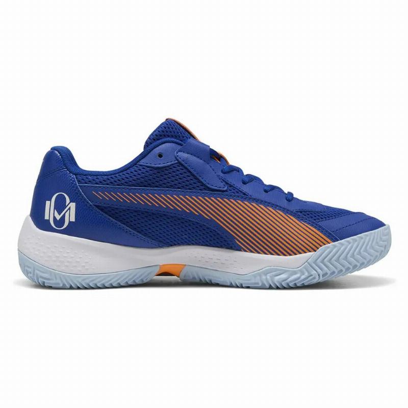 Zapatillas de Pádel de Pádel Puma Momo Gonzalez Nova Court Azul Naranja