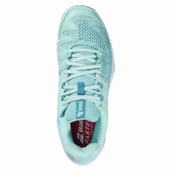 Zapatillas de Padel Babolat Sensa Verde Pastel Mujer