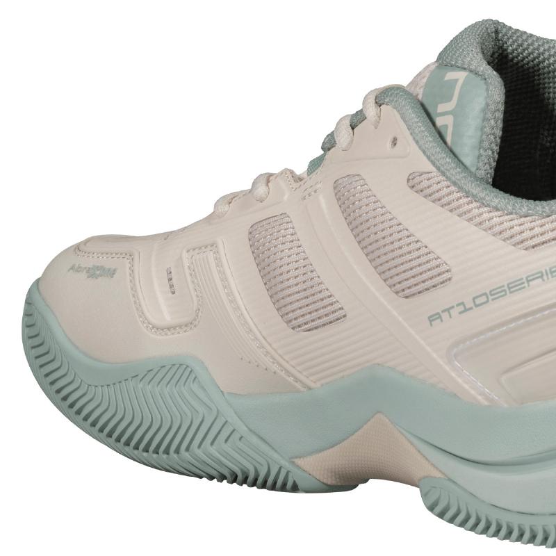 Zapatillas de Padel Nox AT10 Pro Blanco Crema Verde Mujer