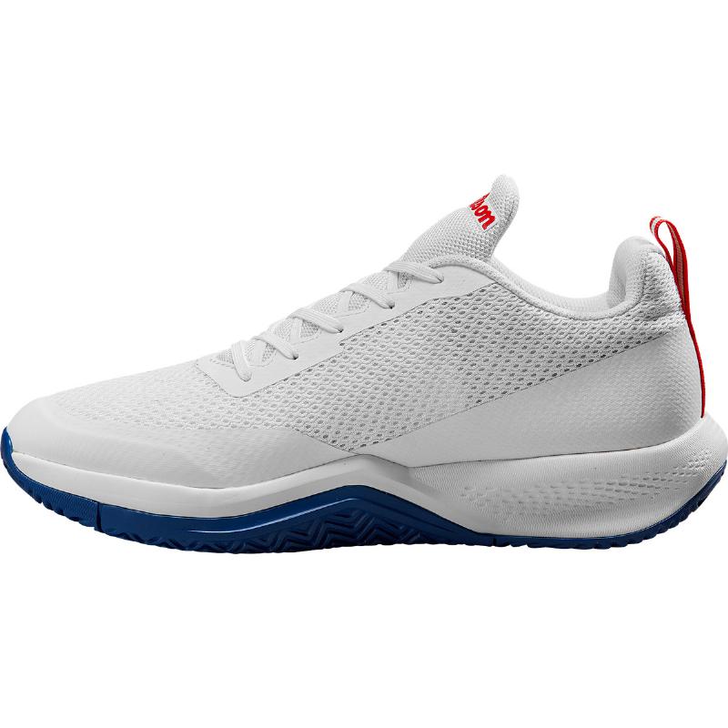 Zapatillas de Padel Wilson Rush Pro Lite Blanco Azul Rojo