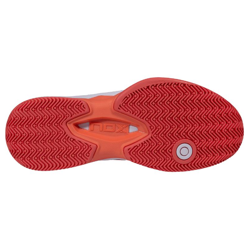Zapatillas de Padel Nox AT10 Pro Coral Blanco Mujer