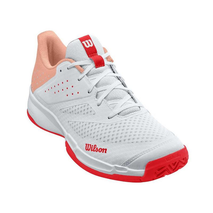 Zapatillas de Pádel de Pádel Wilson Kaos Stroke 2.0 Blanco Coral Mujer