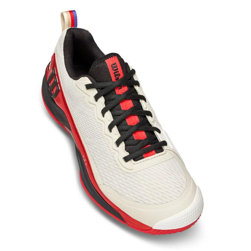 Zapatillas de Pádel de Pádel Wilson Rush Pro 4.5 Tofu Rojo
