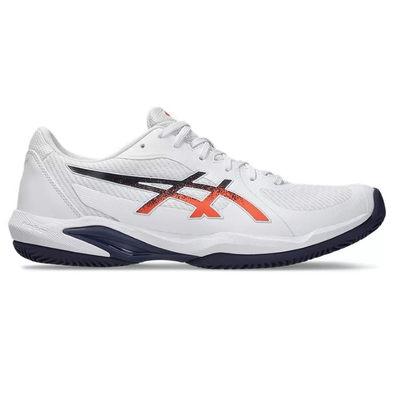 Zapatillas de Pádel de Pádel Asics Solution Swift FF 2 Clay Blanco Azul Naranja