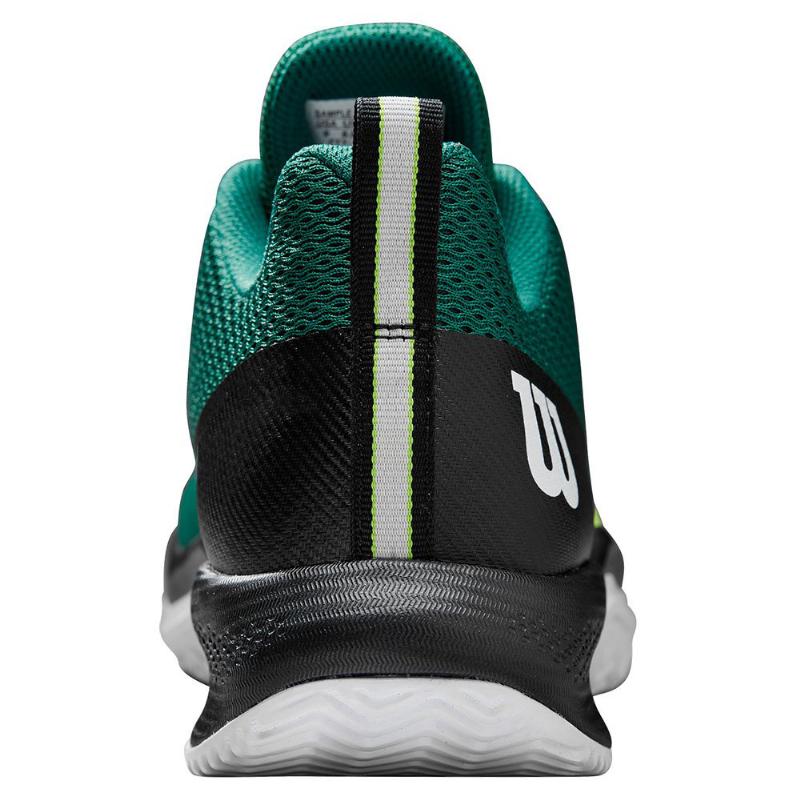 Zapatillas de Pádel de Pádel Wilson Rush Pro Lite Verde Negro Blanco