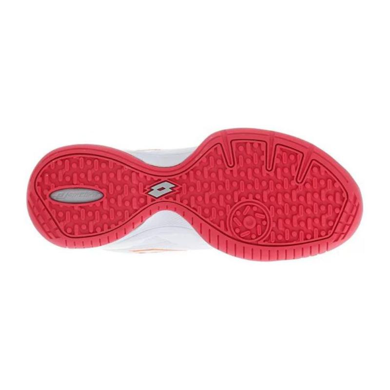 Zapatillas de Pádel de Pádel Lotto Superrapida 400 V Blanco Rosa Mujer