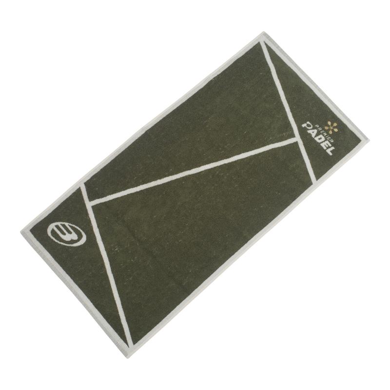 Toalla Bullpadel Premier Padel 100x50 Kaki Crudo