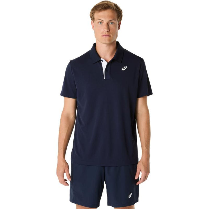 Polo Asics Court Azul Medianoche