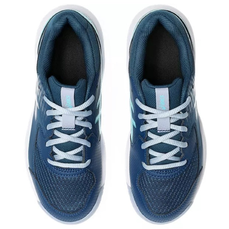 Zapatillas de Padel Asics Gel Dedicate 8 Padel GS Azul Mako Gris Junior
