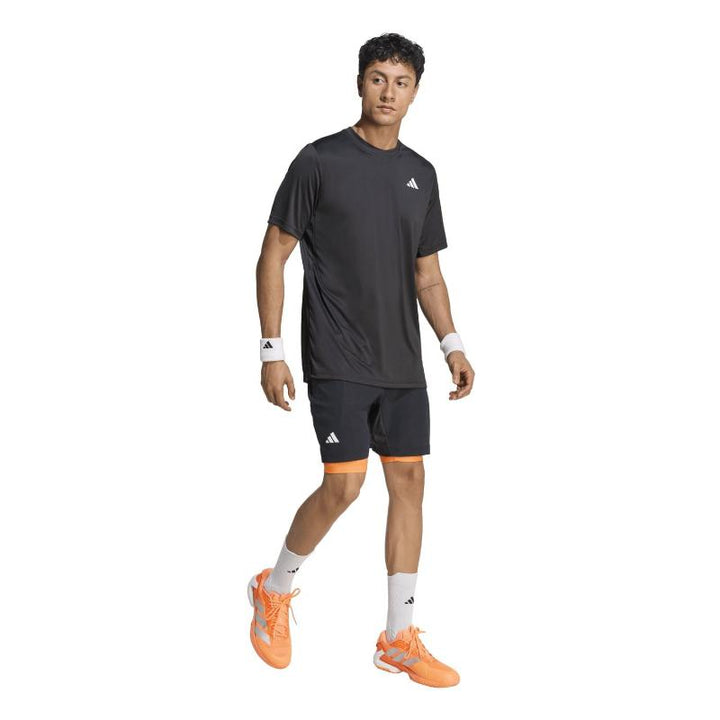 Short Adidas Set Negro Naranja
