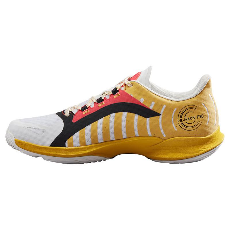 Zapatillas de Pádel de Pádel Wilson Hurakn Pro Blanco Oro Coral