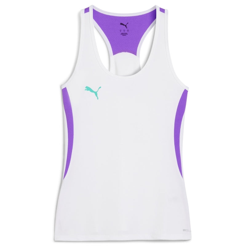 Camiseta Puma Individual Blanco Lila Mujer