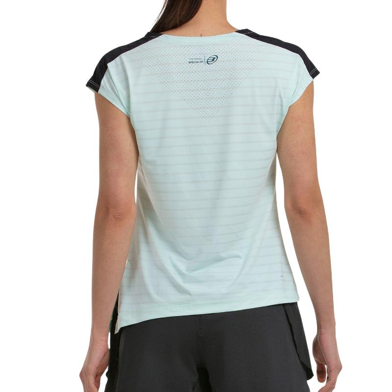 Camiseta Bullpadel Adoros Verde Agua Bicolor