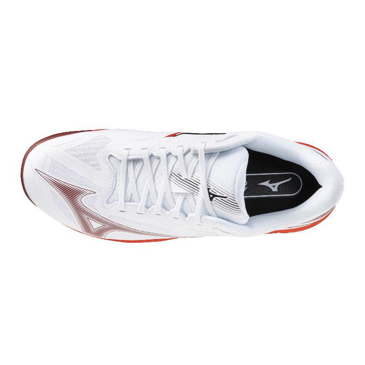 Zapatillas de Padel Mizuno Wave Exceed Court Clay Blanco Rojo