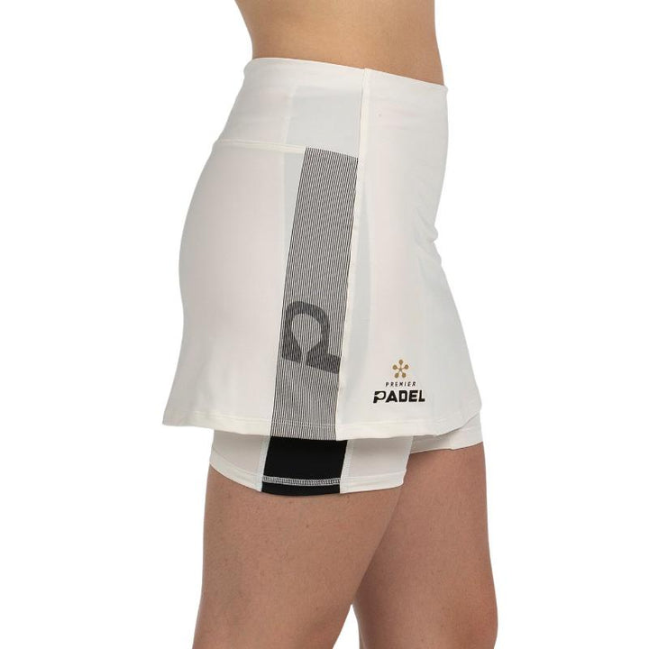 Falda Bullpadel Premier Padel Portoa Crudo