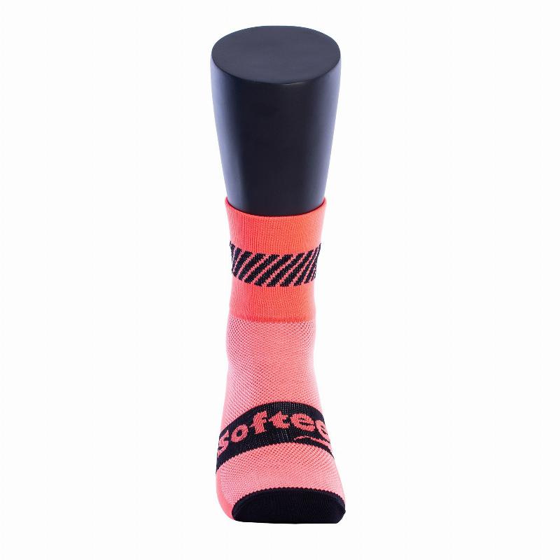 Calcetines Softee Walk Media Caña Coral 1 Par