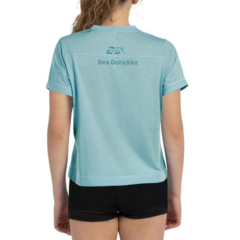 Camiseta Bullpadel Bea Gonzalez 25V Aguamarina Junior
