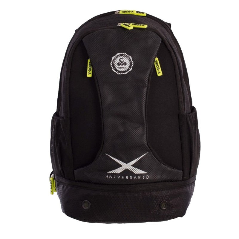 Mochila Vibora X Aniversario Negro Amarillo Fluor