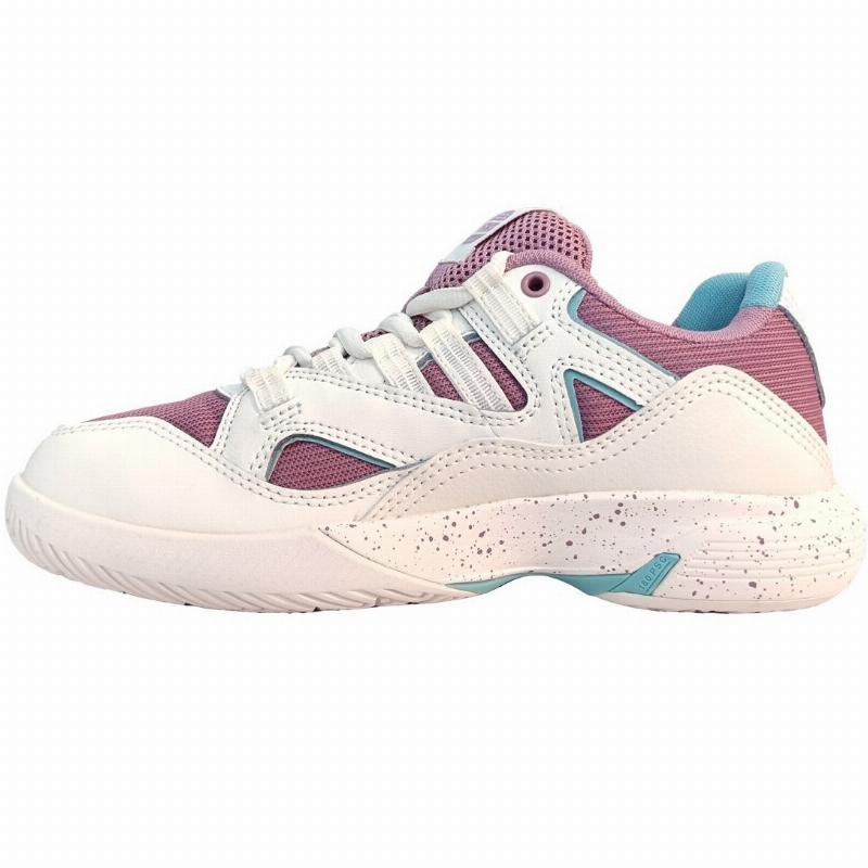 Zapatillas de Pádel de Pádel Kswiss Tura Team Padel Blanco Lila Mujer