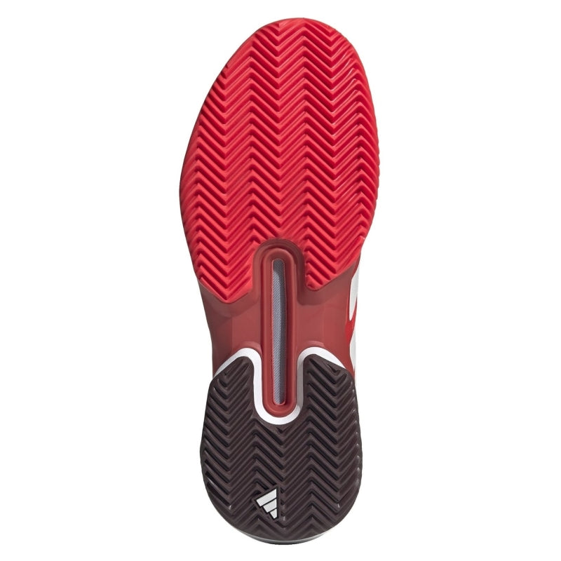 Zapatillas de Pádel de Pádel Adidas Adizero Ubersonic 5 Clay Rojo Blanco