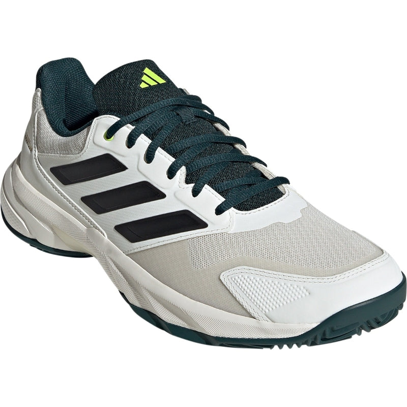 Zapatillas de Pádel de Pádel Adidas CourtJam Control Clay Blanco Negro Verde