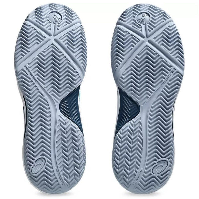 Zapatillas de Padel Asics Gel Dedicate 8 Padel GS Azul Mako Gris Junior