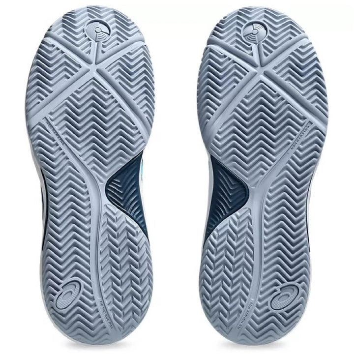 Zapatillas de Padel Asics Gel Dedicate 8 Padel GS Azul Mako Gris Junior