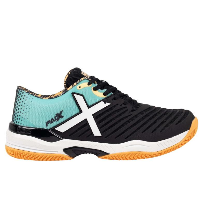 Zapatillas de Padel Munich Padx 61 Negro Turquesa