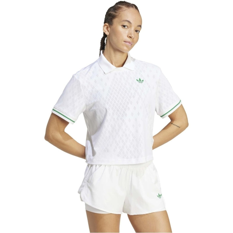 Polo Adidas Originals Pro London Blanco Mujer