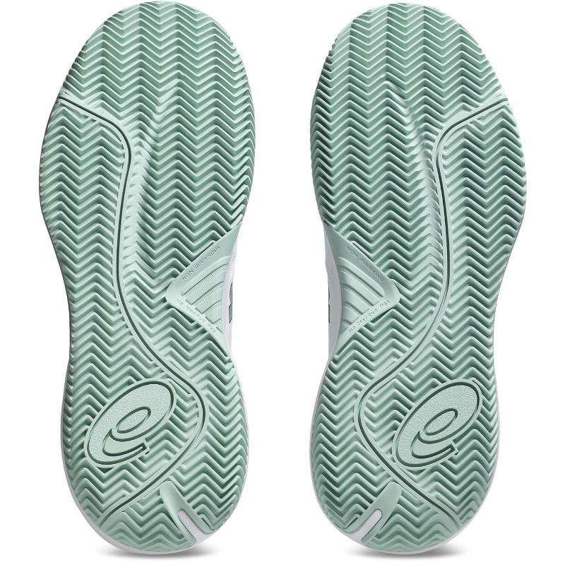 Zapatillas de Padel Asics Gel Challenger 15 Clay Blanco Verde Liquen
