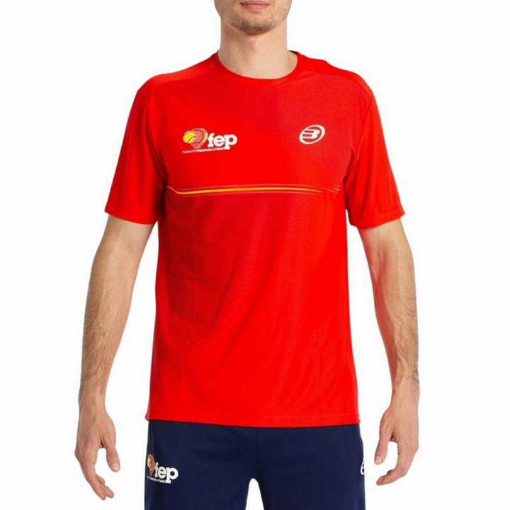 Camiseta Bullpadel FEP Fang Rojo