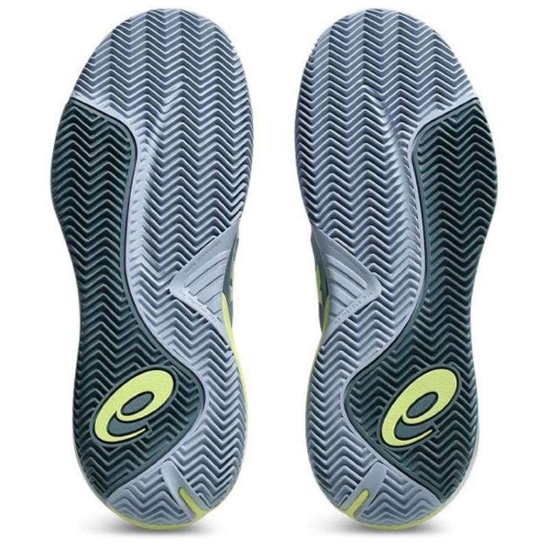 Zapatillas de Padel Asics Gel Resolution X Clay Gris Verde Pistacho