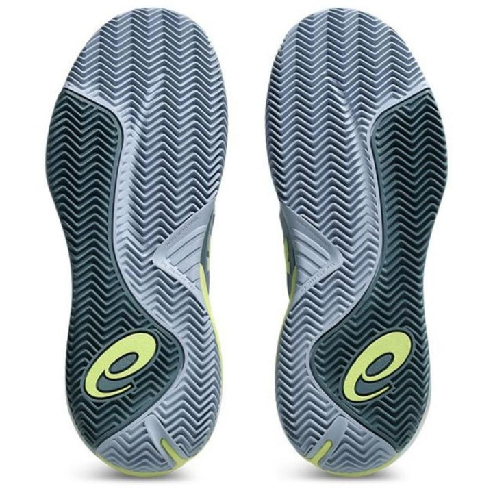 Zapatillas de Padel Asics Gel Resolution X Clay Gris Verde Pistacho