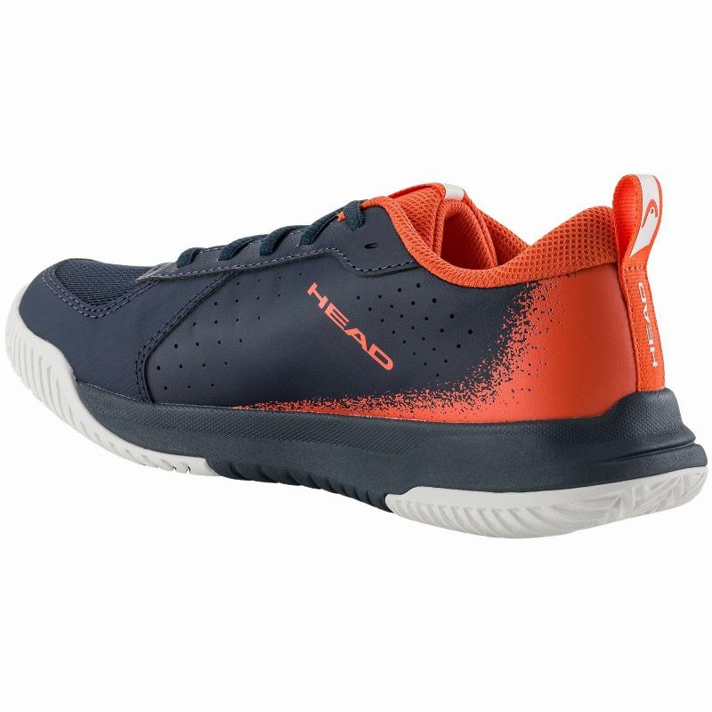 Zapatillas de Padel Head Sprint Court 4.0 Azul Oscuro Rojo Junior