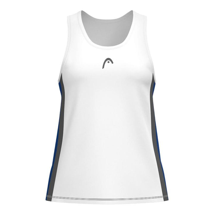 Camiseta Head Club 25 Blanco Azul Royal Junior