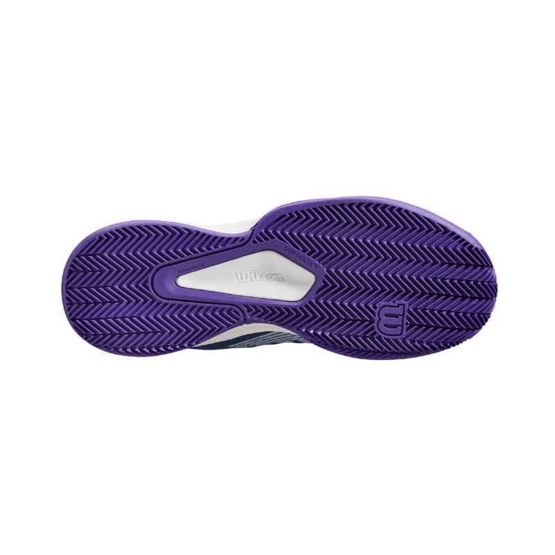 Zapatillas de Pádel de Pádel Wilson Hurakn Team Cobalto Lila Blanco Mujer