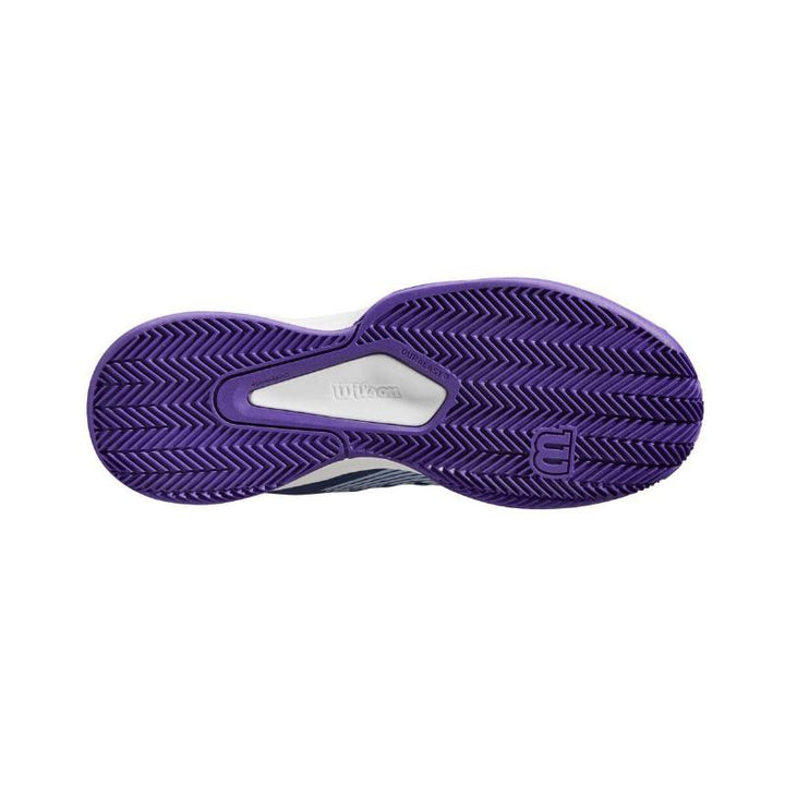 Zapatillas de Pádel de Pádel Wilson Hurakn Team Cobalto Lila Blanco Mujer