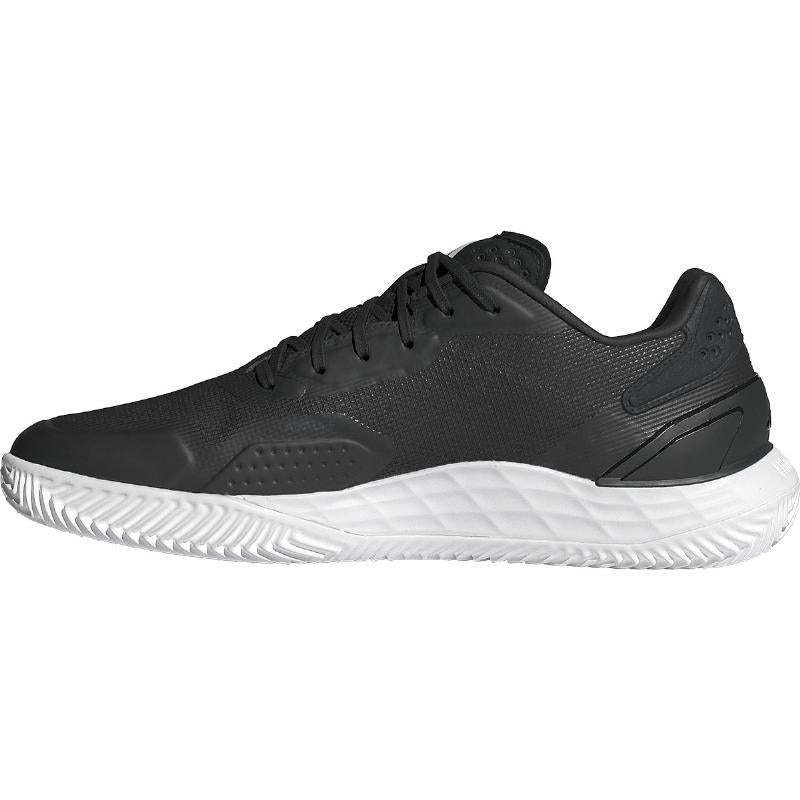 Zapatillas de Pádel de Pádel Adidas Defiant Speed 2 Clay Negro Blanco Gris