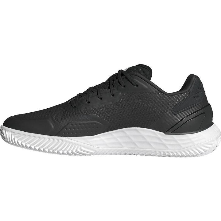 Zapatillas de Pádel de Pádel Adidas Defiant Speed 2 Clay Negro Blanco Gris