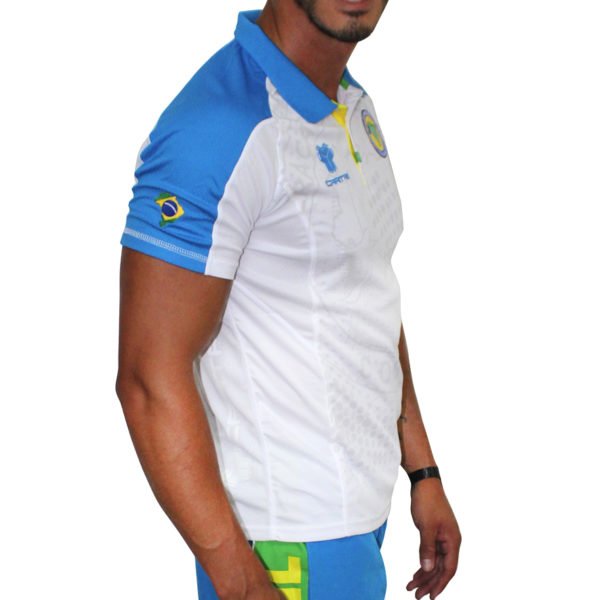 Polo Cartri Brasil Fabio Blanco Azul