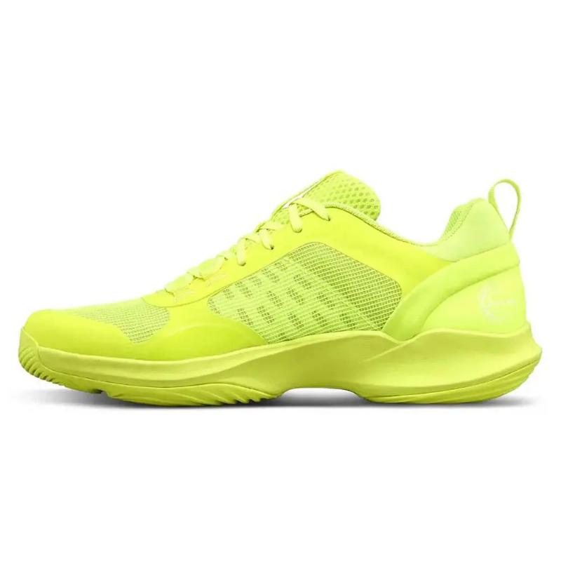 Zapatillas de Padel Wilson Hurakn Pro V2 Amarillo Fluor Blanco Mujer