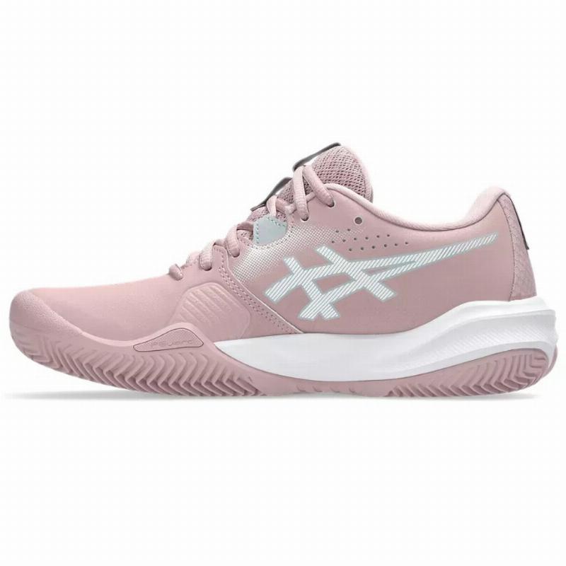 Zapatillas de Padel Asics Gel Challenger 15 Clay Rosa Gris Mujer