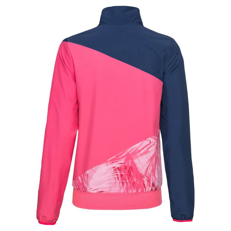 Chaqueta Bidi Badu Gene Azul Oscuro Berry Rosa